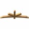 Ekena Millwork Alberta Rough Sawn Timber Gable Bracket, Western Red Cedar, 72"W x 24"H x 4"D x 4"F, 8/12 Pitch GBW072X24X0404ALB00RWR - alternate 4